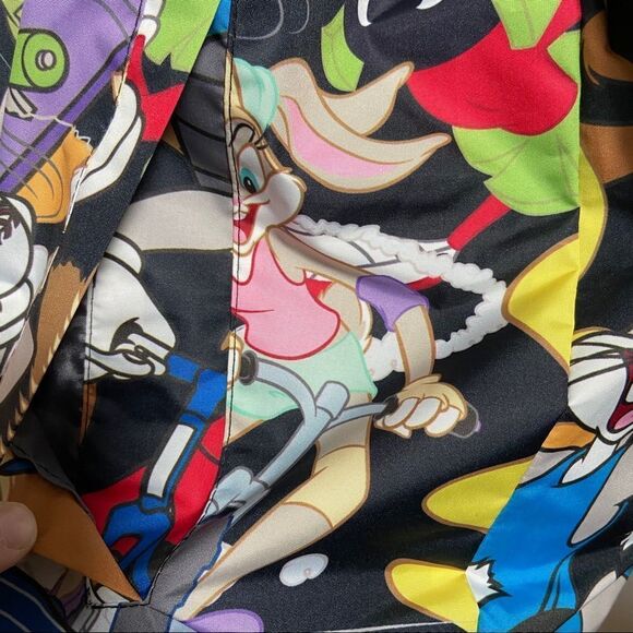 Looney Tunes X Members Only character pattern windbreaker jacket - NWT - Picture 16 of 16